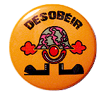 Badge Clown d�sob�issant