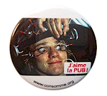 Badge J'aime la Pub