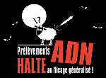 Lot de 5 autocollants Anti Fichage ADN