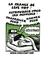 Autocollant La France se l�ve t�t