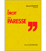 Livre Le droit � la paresse