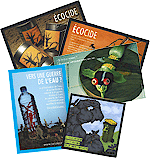 Lot de 5 autocollants Ecocide