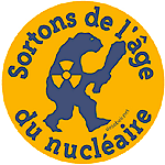 Lot de 5 autocollants Sortons de l'�ge du nucl�aire
