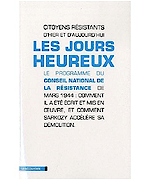 Livre Les jours heureux