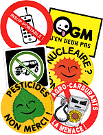 Lot de 6 autocollants �colos