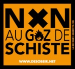 Lot de 10 autocollants Gaz de schiste
