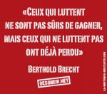 Lot de 10 autocollants Berthold Brecht