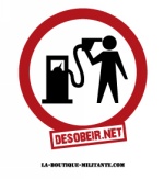 Lot de 10 autocollants P�trole suicide