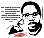Lot de 10 autocollants Malcolm X