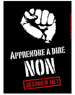 Lot de 10 autocollants Apprendre � dire non