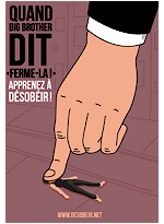 Lot de 5 autocollants Big Brother