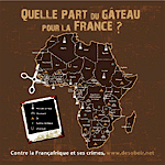 Lot de 5 autocollants Francafrique (taille standard)
