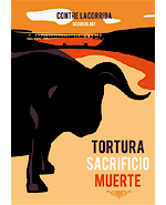 Lot de 5 autocollants Contre la Corrida