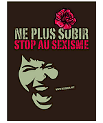 Lot de 5 autocollants Contre le Sexisme