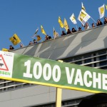 Action contre la ferme des 1000 vaches